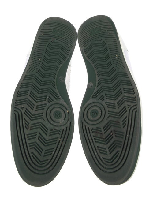 Gucci Web Accent Leather Sneakers