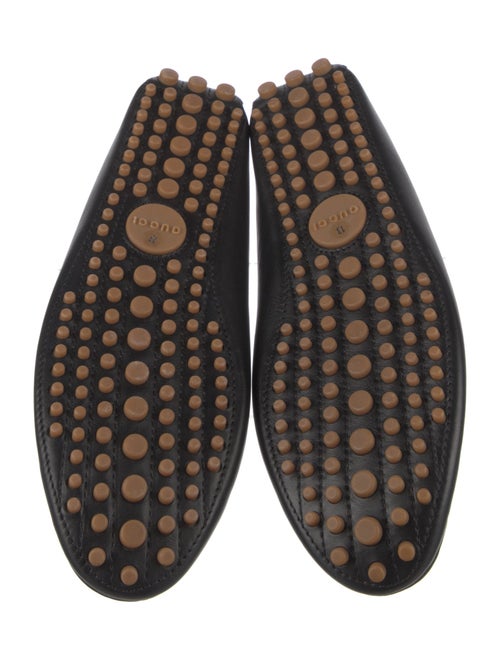 Gucci Web Accent Leather Drivers