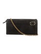 Gucci Double G Logo Leather Wristlet