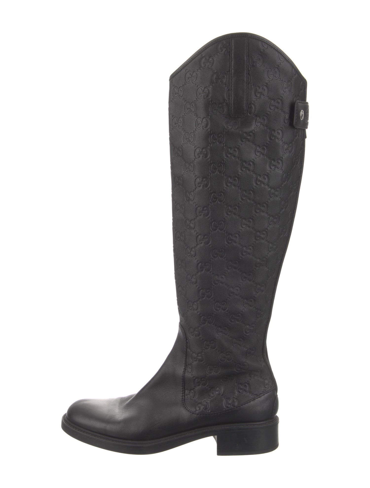 Gucci Leather Riding Boots