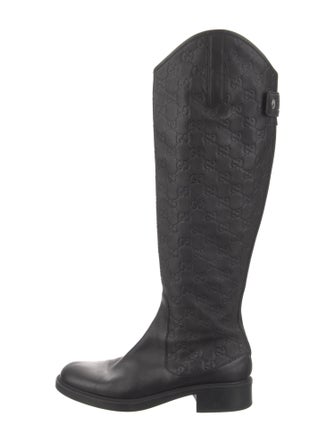 Gucci Leather Riding Boots