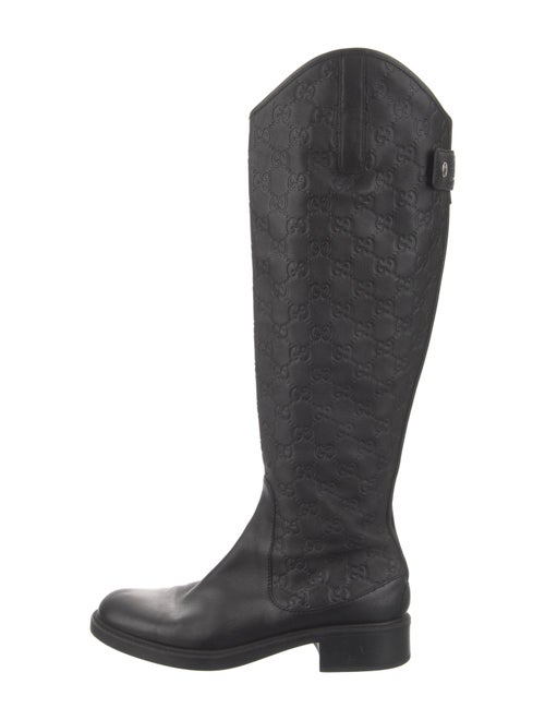 Gucci Leather Riding Boots