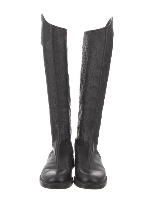 Gucci Leather Riding Boots