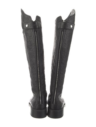 Gucci Leather Riding Boots