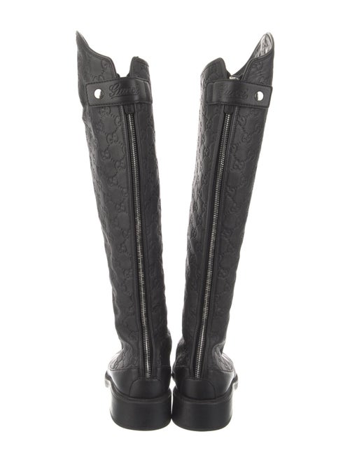 Gucci Leather Riding Boots