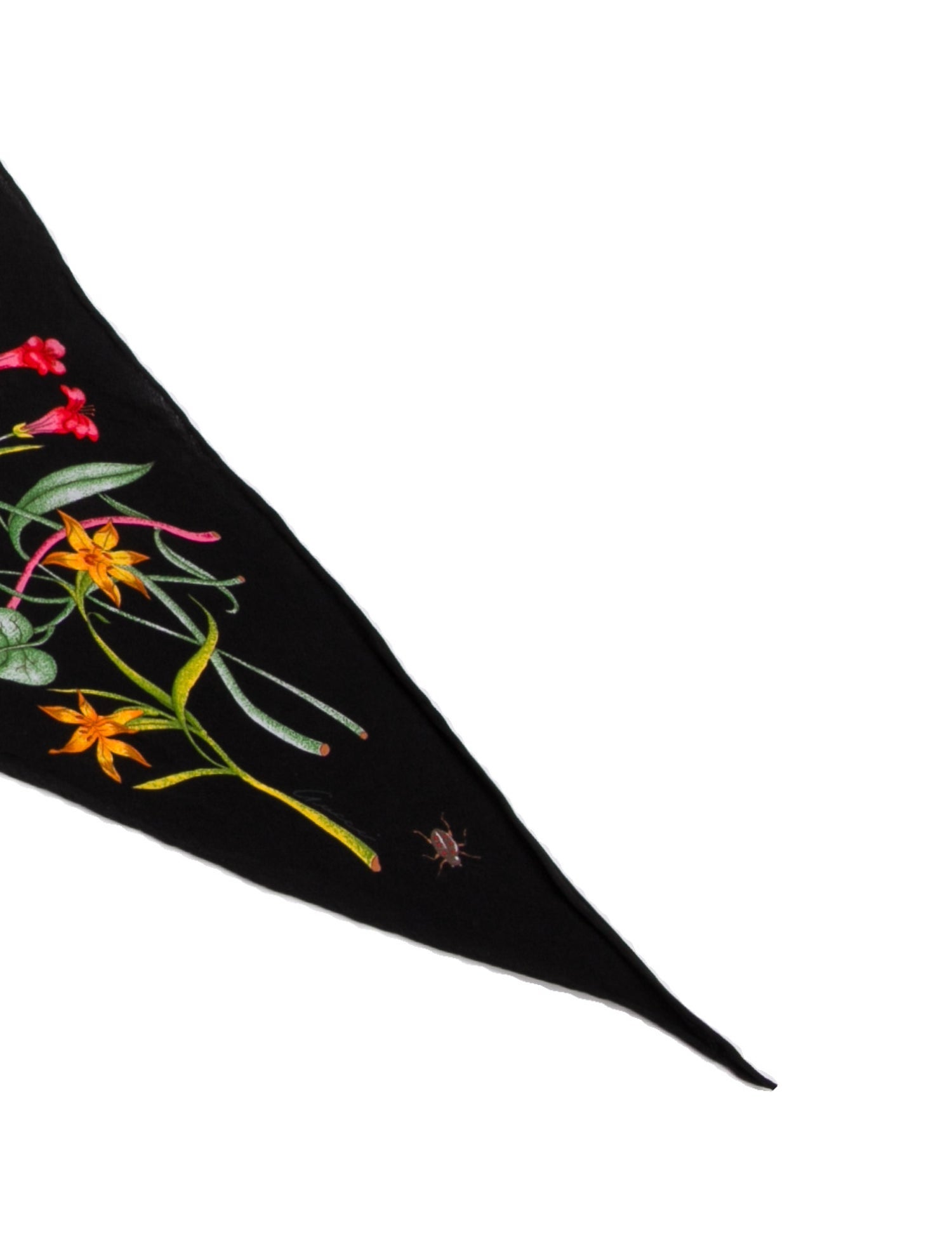 Gucci Silk Blooms Print Scarf