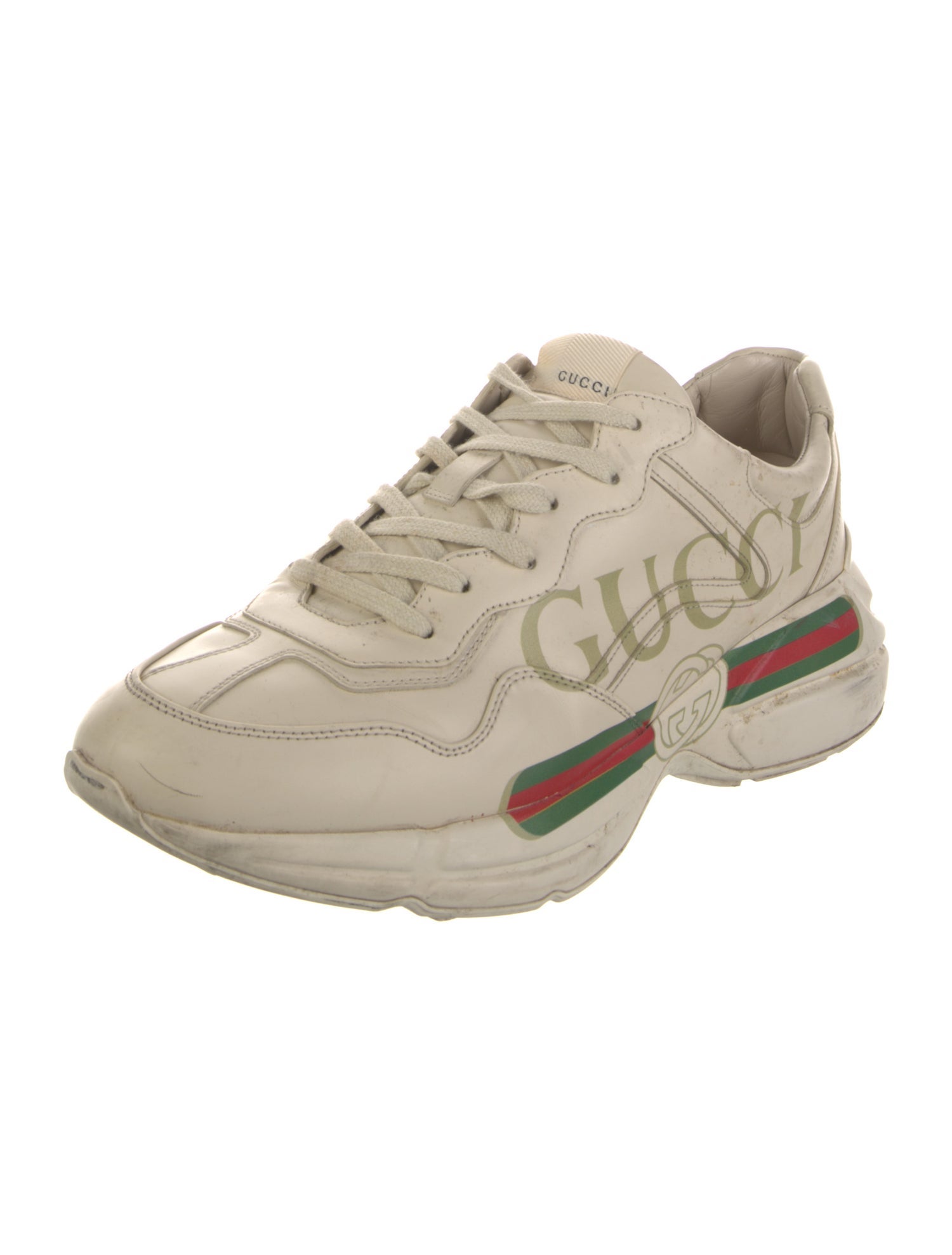 Gucci GG Logo Leather Sneakers