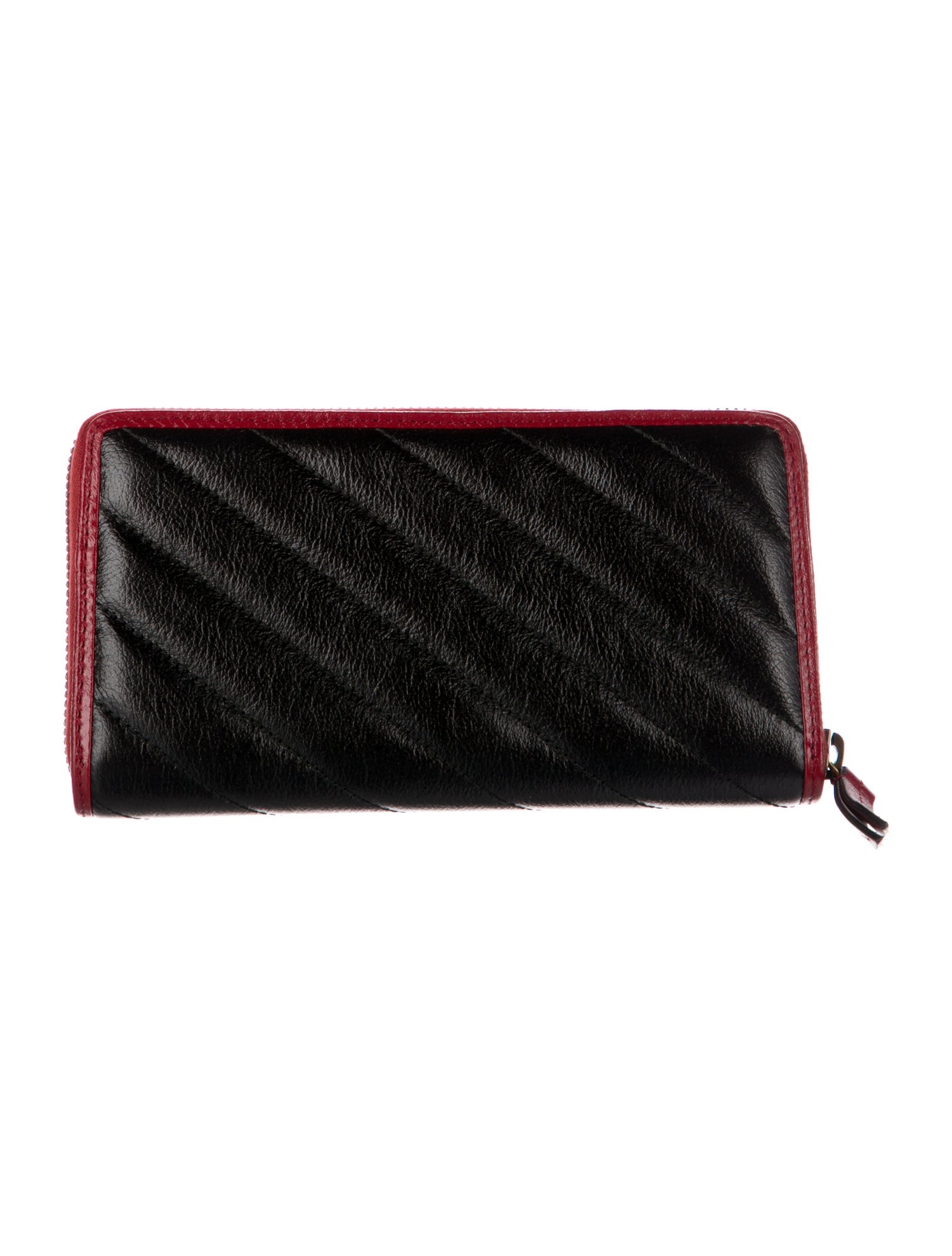 Gucci Double G Logo Leather Continental Wallet