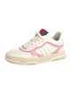 Gucci Web Accent Leather Sneakers