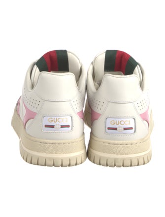 Gucci Web Accent Leather Sneakers