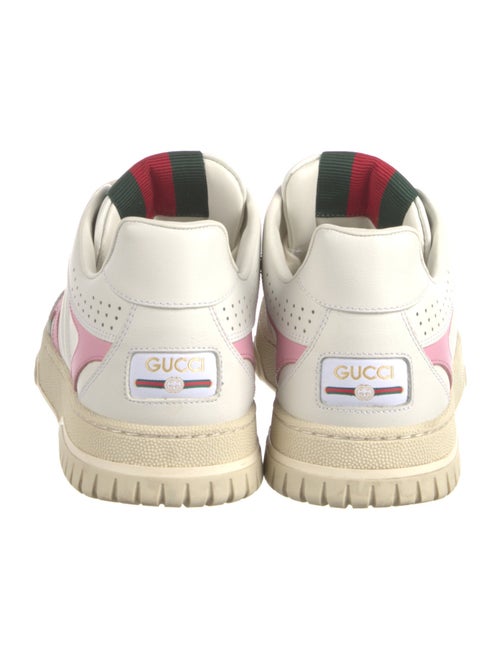 Gucci Web Accent Leather Sneakers
