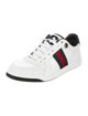 Gucci Web Accent Leather Sneakers