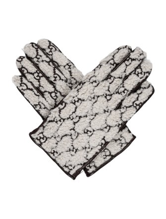 Gucci GG Leather Gloves