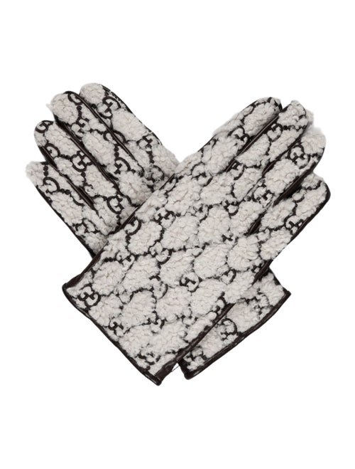 Gucci GG Leather Gloves
