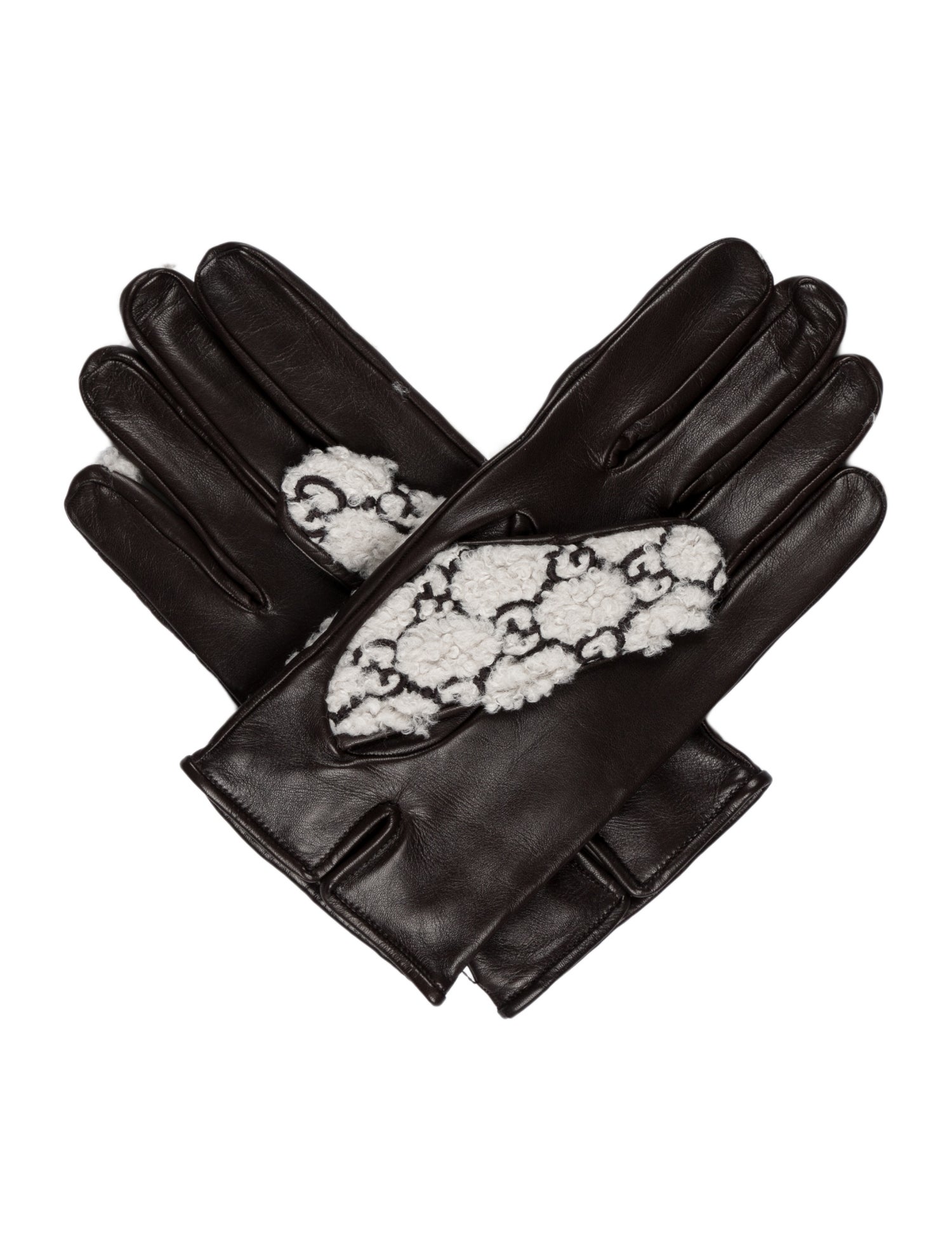 Gucci GG Leather Gloves
