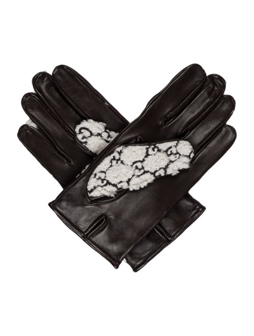Gucci GG Leather Gloves