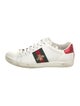 Gucci Web Accent Leather Sneakers