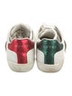 Gucci Web Accent Leather Sneakers