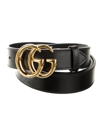 Gucci Interlocking G Logo Leather Belt