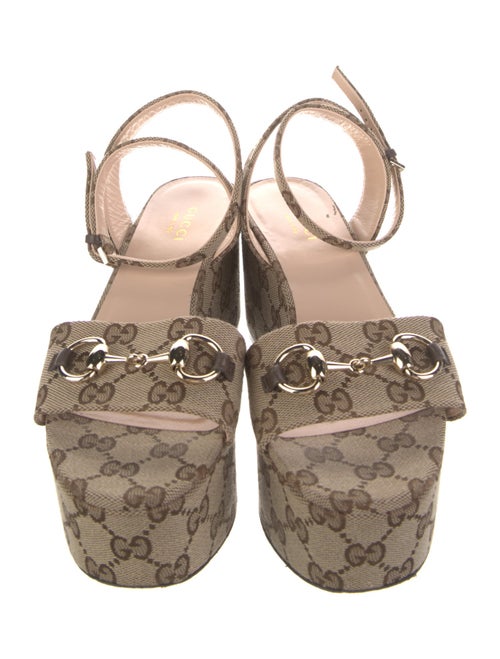 Gucci GG Canvas Canvas Sandals