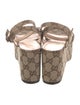 Gucci GG Canvas Canvas Sandals