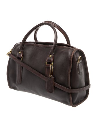 Coach Leather Top Handle Bag