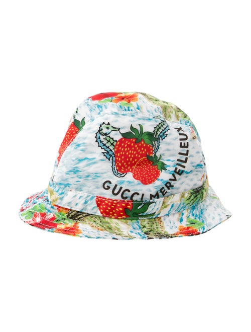 Gucci 2022 Strawberry Smoothie Bucket Hat