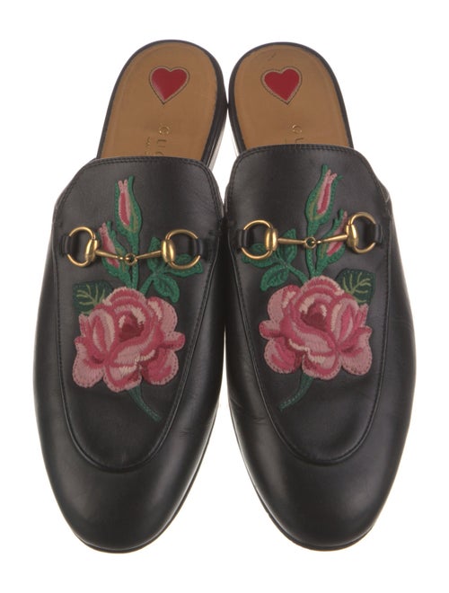 Gucci Princetown Horsebit Accent Mules