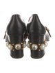 Gucci Double G Logo Leather Pumps