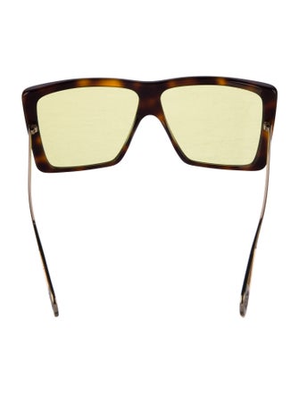 Gucci Interlocking G Logo Square Sunglasses