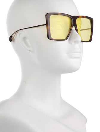 Gucci Interlocking G Logo Square Sunglasses