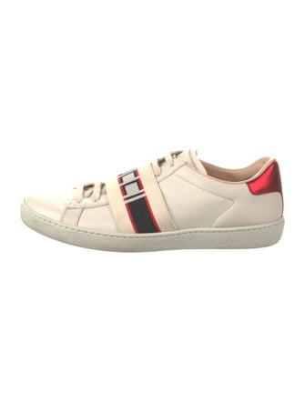 Gucci Hysteria Accent Leather Sneakers