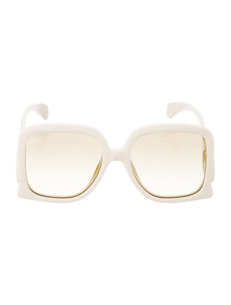 Gucci Interlocking G Logo Oversize Sunglasses