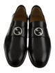 Gucci Interlocking G Logo Leather Loafers