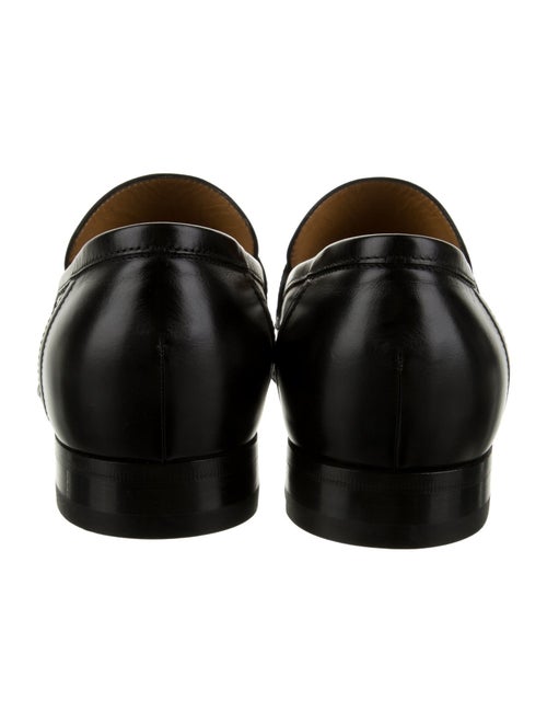 Gucci Interlocking G Logo Leather Loafers