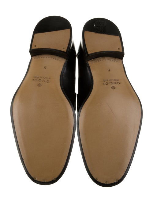 Gucci Interlocking G Logo Leather Loafers