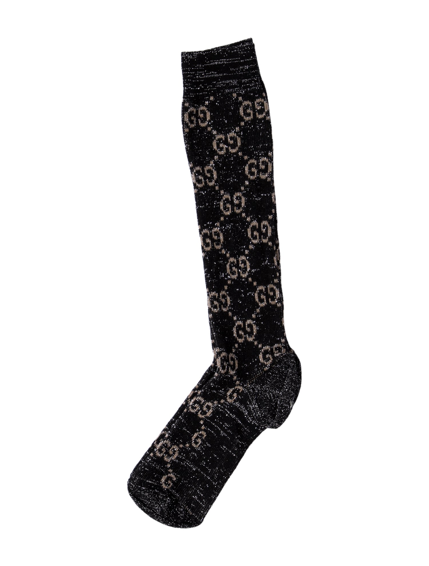 Gucci Pattern Print Dress Socks