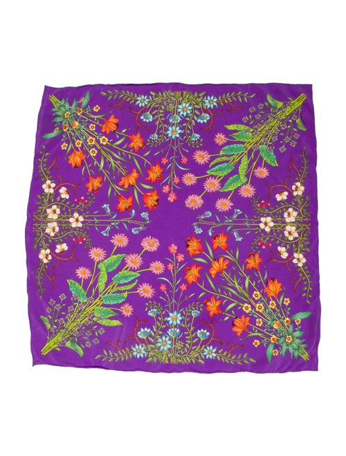 Gucci Tie-Dye Towel Hoodie Silk Scarf