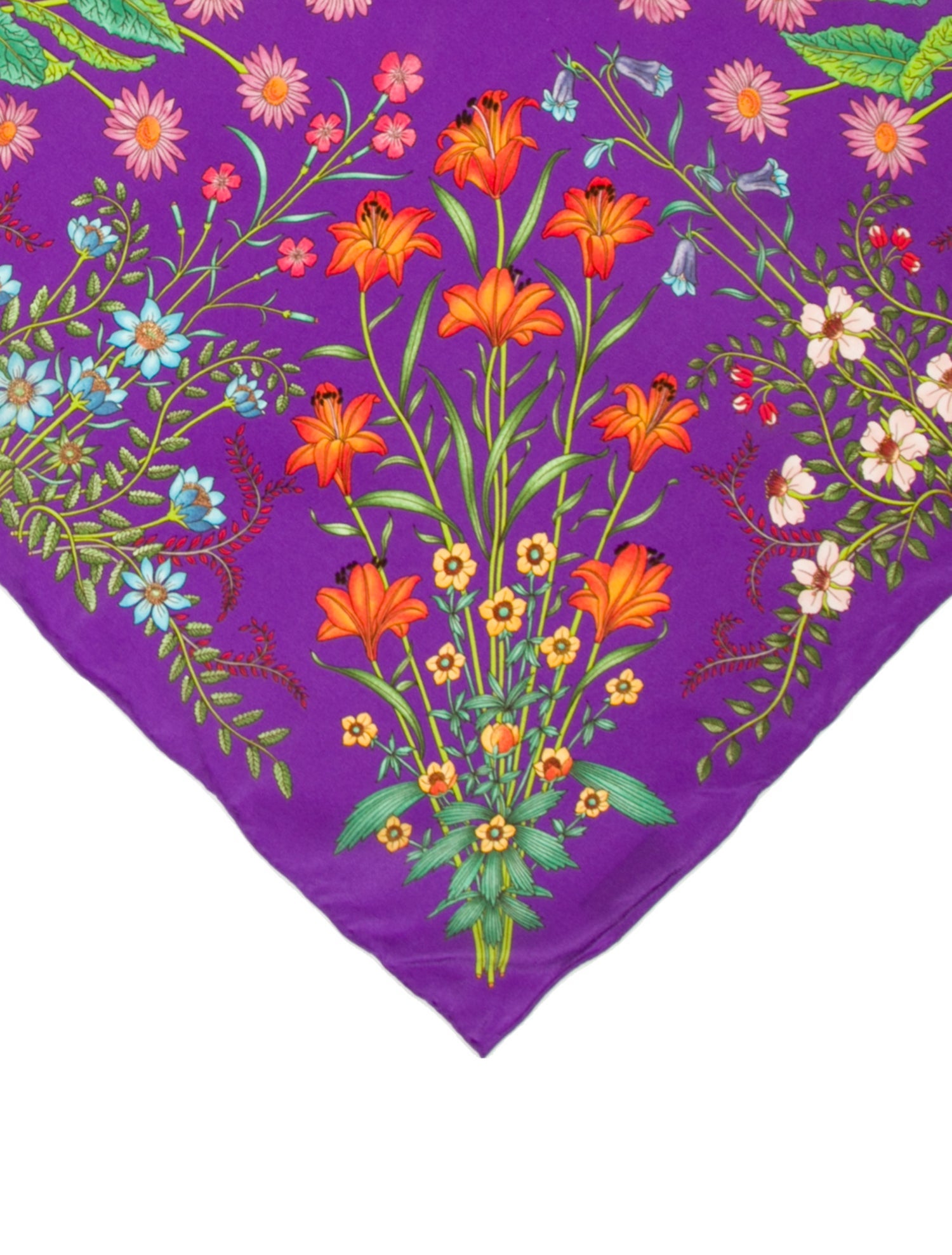 Gucci Tie-Dye Towel Hoodie Silk Scarf