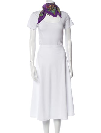 Gucci Tie-Dye Towel Hoodie Silk Scarf