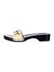 Gucci Horsebit Accent Patent Leather Slides