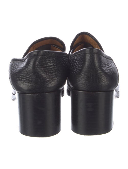 Gucci Horsebit Accent Leather Pumps