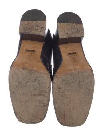 Gucci Horsebit Accent Leather Pumps