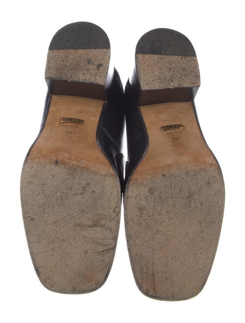 Gucci Horsebit Accent Leather Pumps