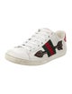 Gucci Web Accent Leather Sneakers