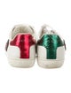 Gucci Web Accent Leather Sneakers