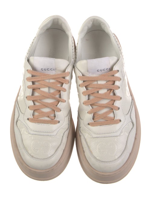 Gucci Interlocking G Logo Leather Sneakers