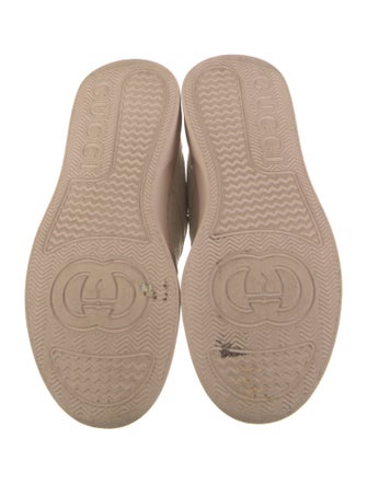 Gucci Interlocking G Logo Leather Sneakers