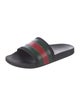 Gucci Web Accent Rubber Slides