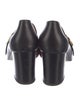 Gucci Web Accent Leather Pumps